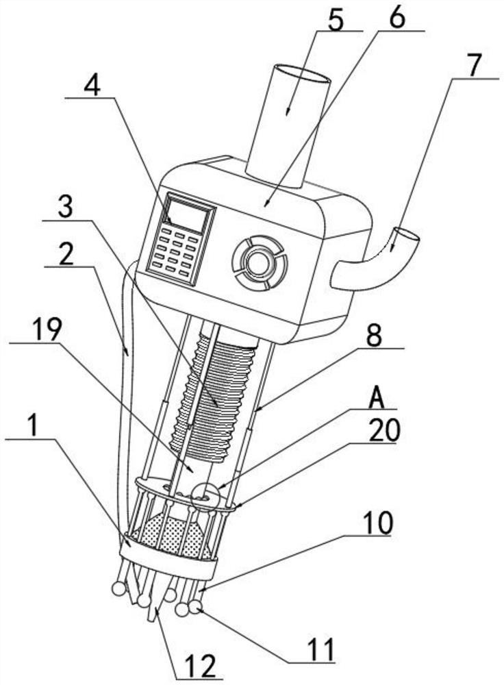 An automatic focusing high-efficiency laser cutting device