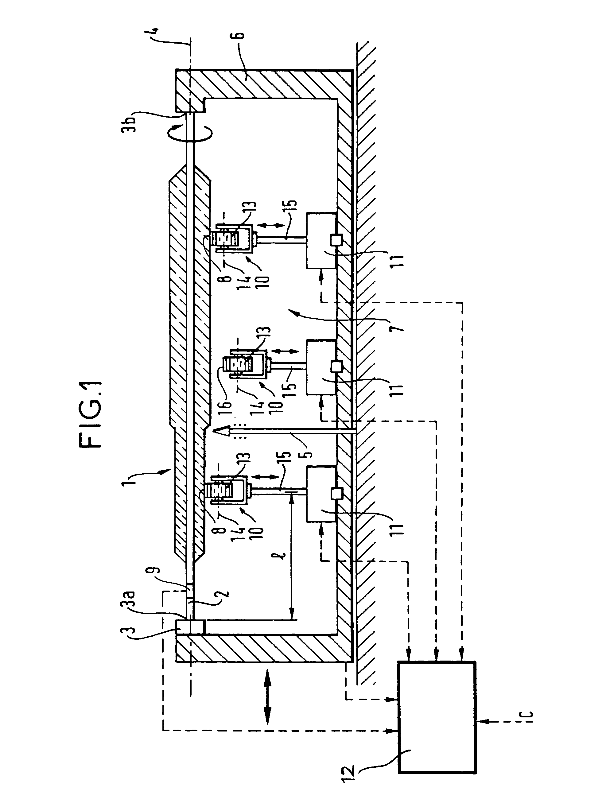 Apparatus for supporting a preform having a supporting core