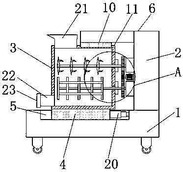 Preparation device of regenerated sea-island fiber