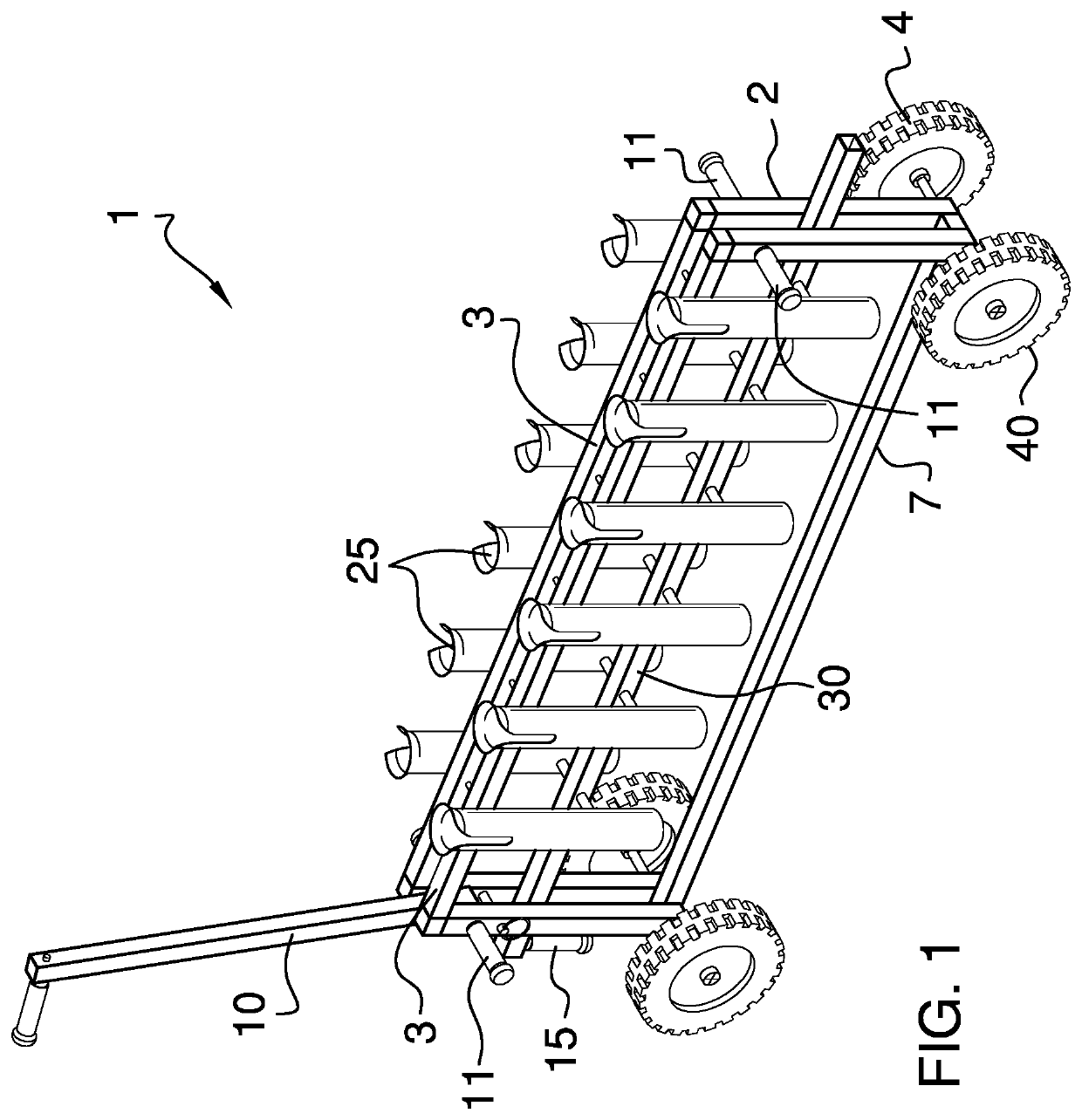 Mobile articulating rod holder