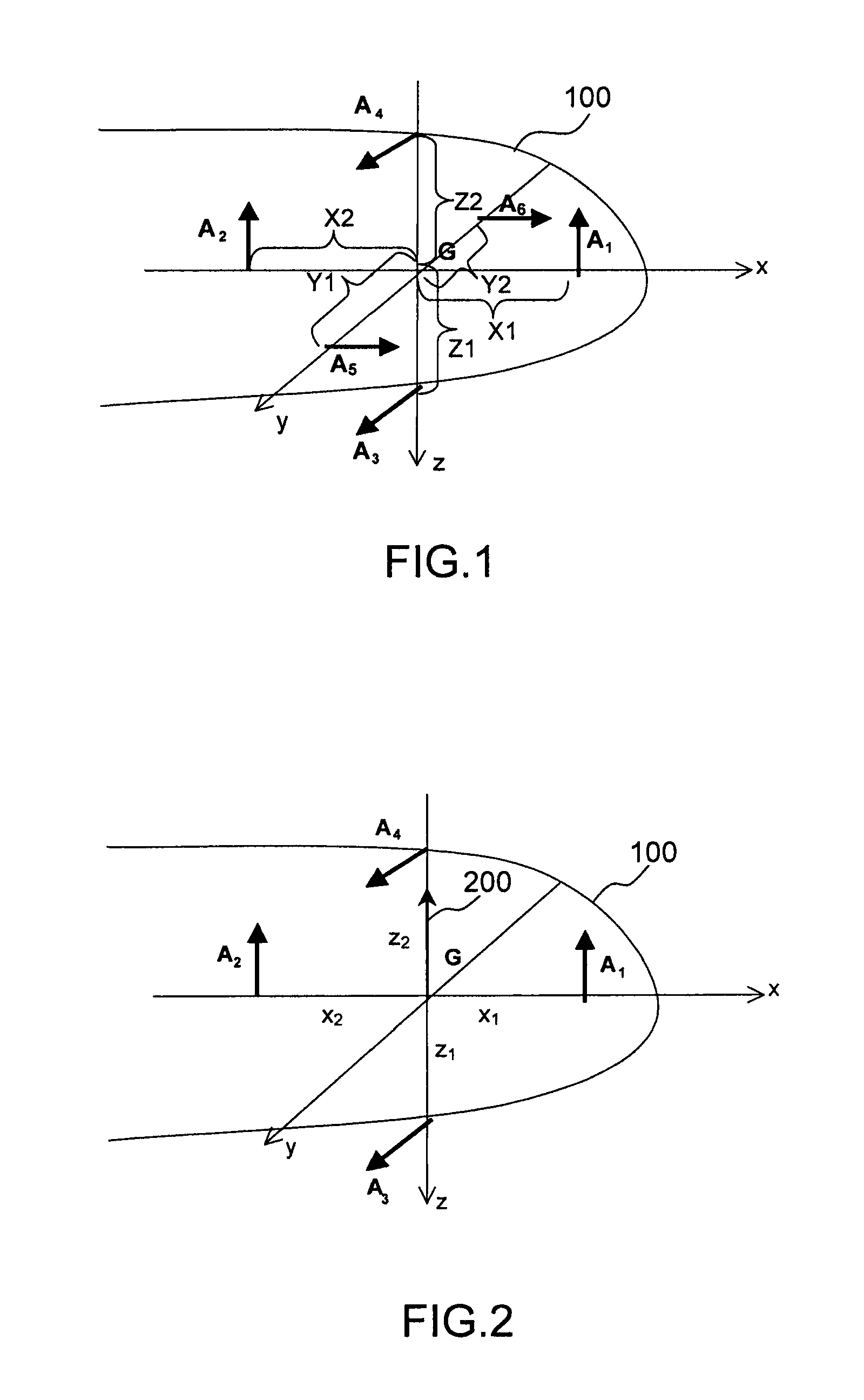 Method and system for determining the attitude of an aircraft by multi-axis accelerometric measurements