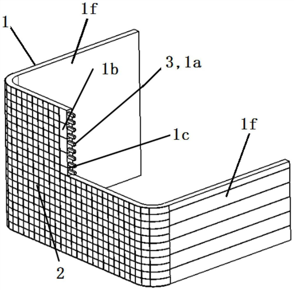 First wall structure for fusion reactor high-dose neutron irradiation and megawatt-level thermal load