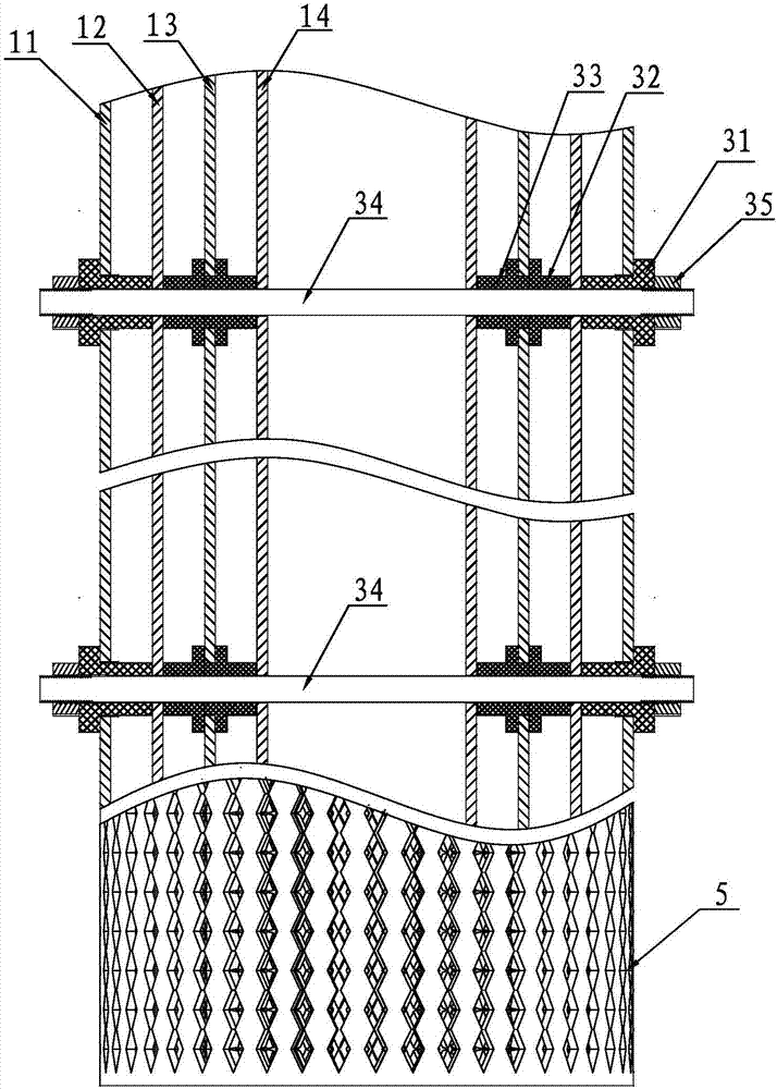 Stacked barrel type self-cleaning efficient electrostatic oil fume purification unit