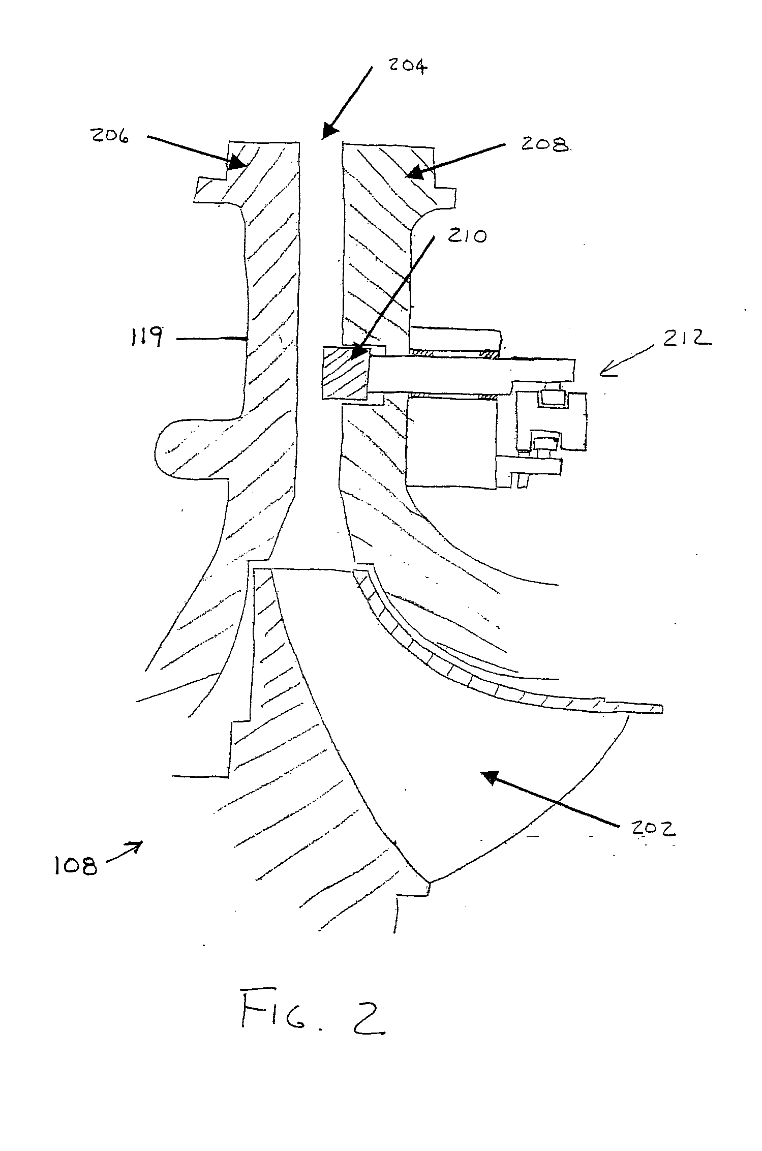 System and method for stability control in a centrifugal compressor