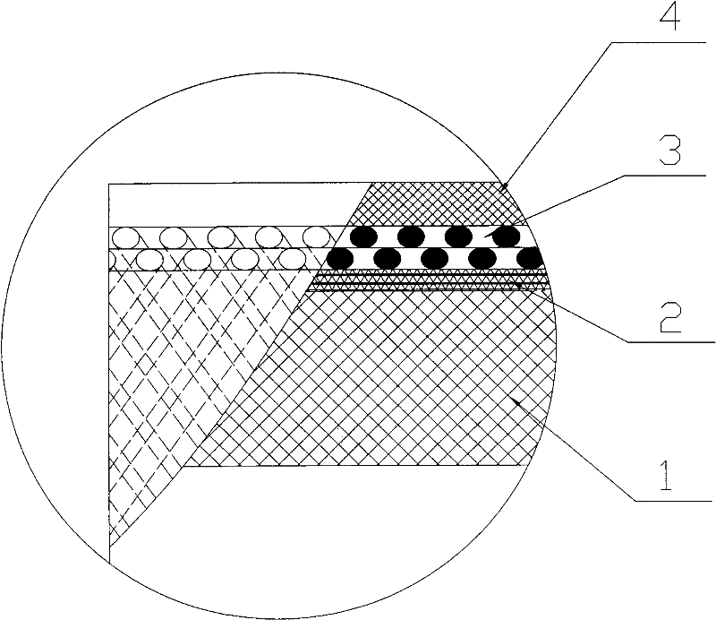 Novel structure for polyethylene reinforced compound pipe