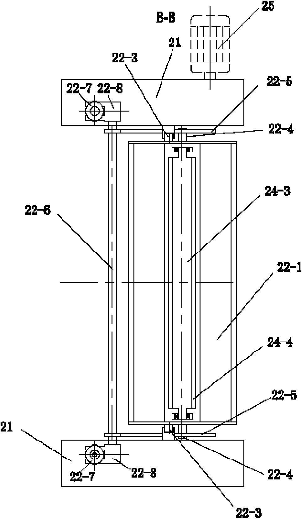 Padding system of continuous pigment dyeing padding mangle