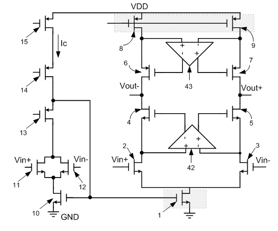 High-speed low-power consumption large-swing operational amplifier for analog-digital converter of production line