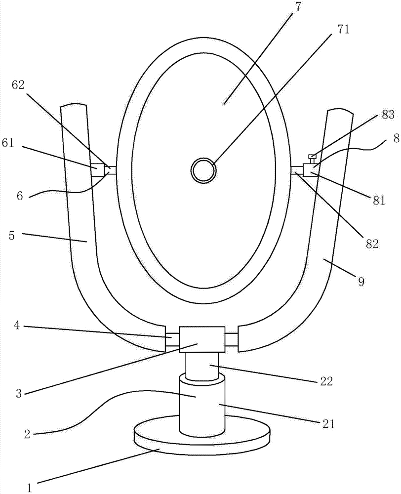 Oxygen blowing butt cover for treating red butts of baby