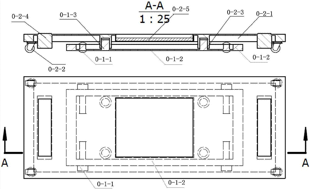 Double-layered AGV, driving method thereof and robot handling system