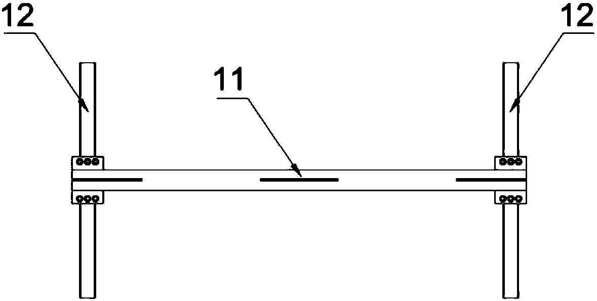 Mounting method and mounting tool for ship side large window