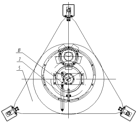 Manhole cover replacing machine