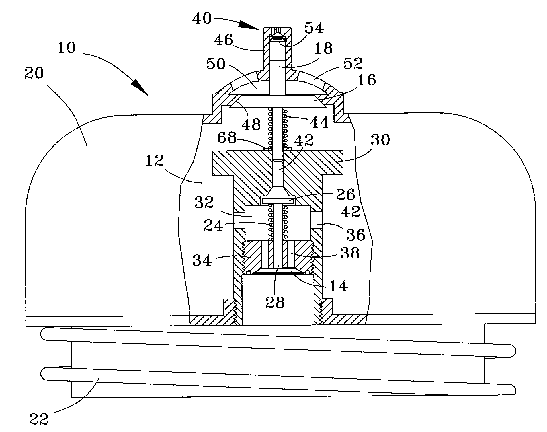 Vacuum relief unit and method for a pool