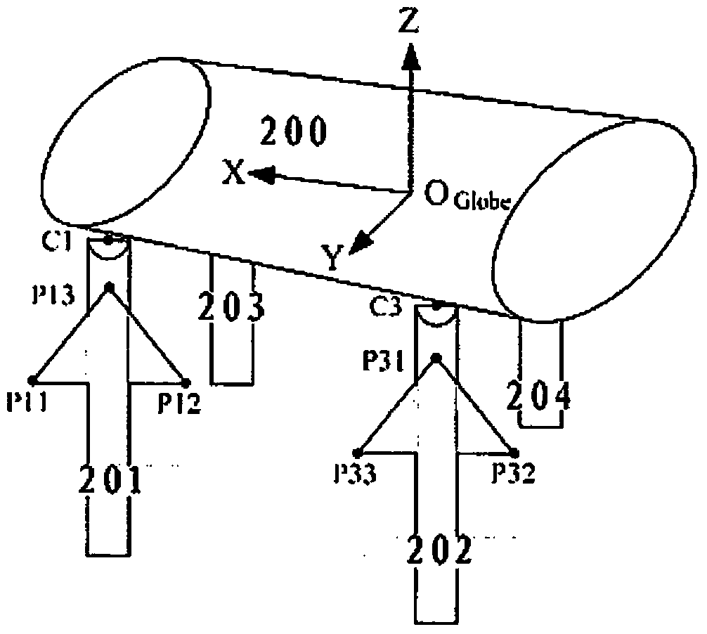 Method and apparatus for transferring support positions of large aircraft components