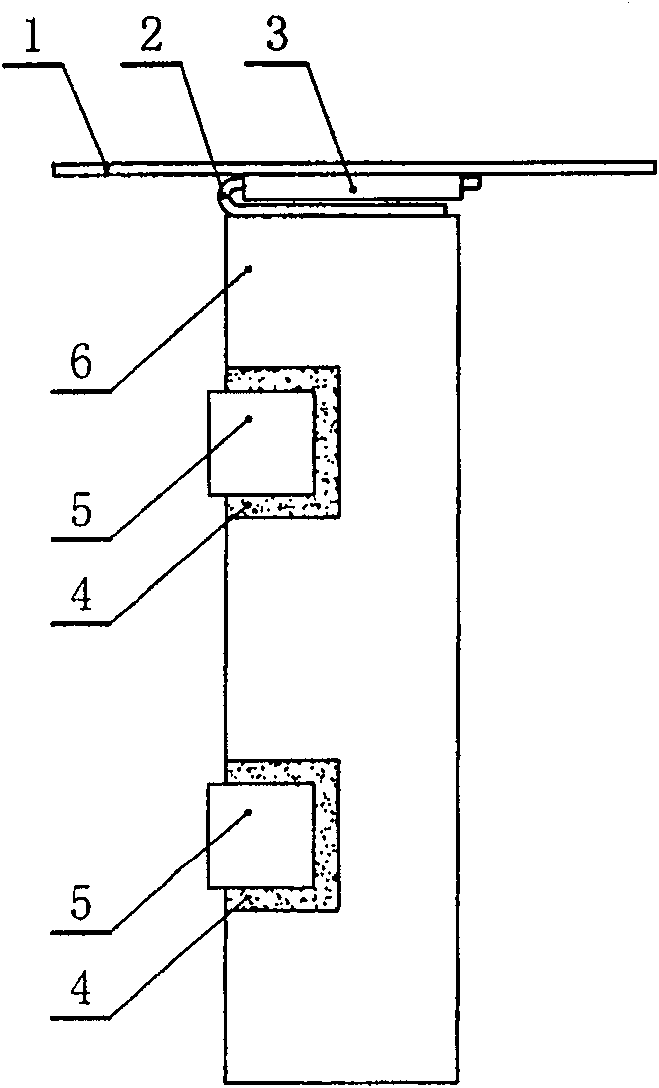 Box type ambulance transfusion fixer