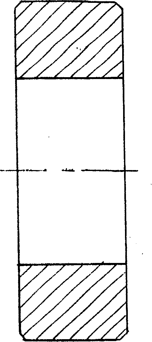 Hard alloy composite roll collar for high-speed wire production line and method for manufacturing the same