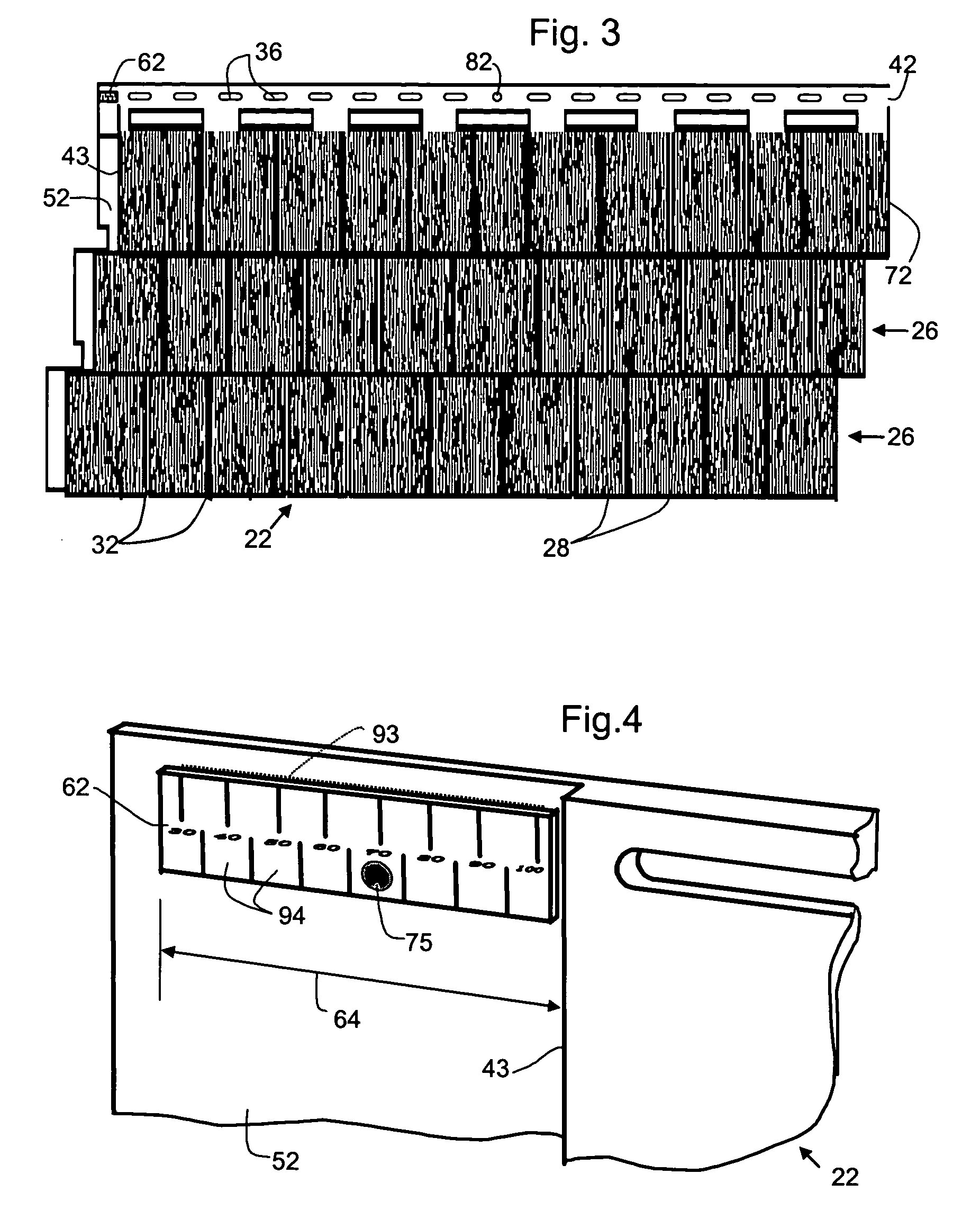 Temperature-expansion indicator for siding panels