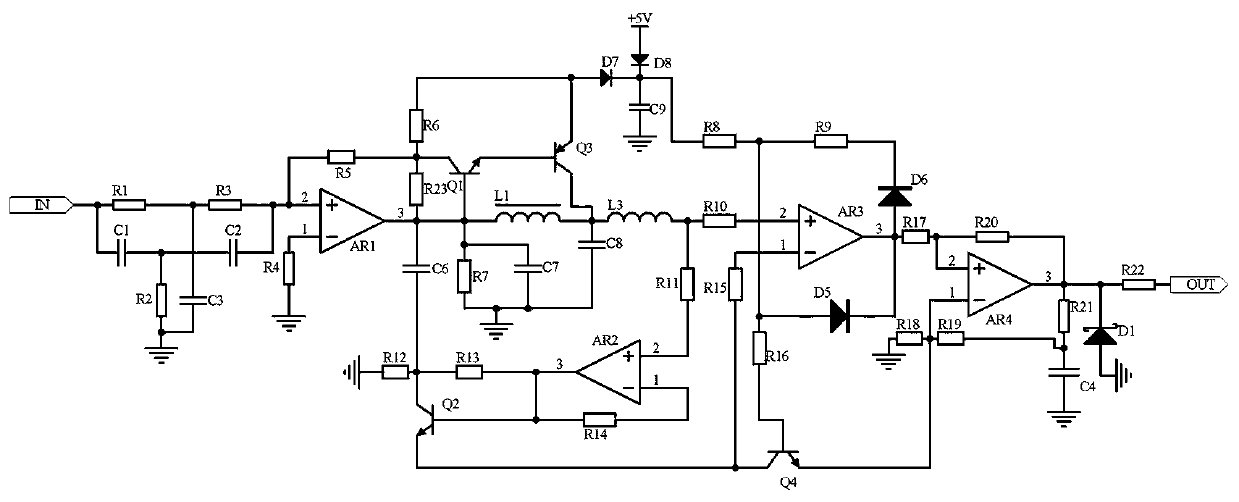 A signal compensation circuit for a water supply remote monitoring system