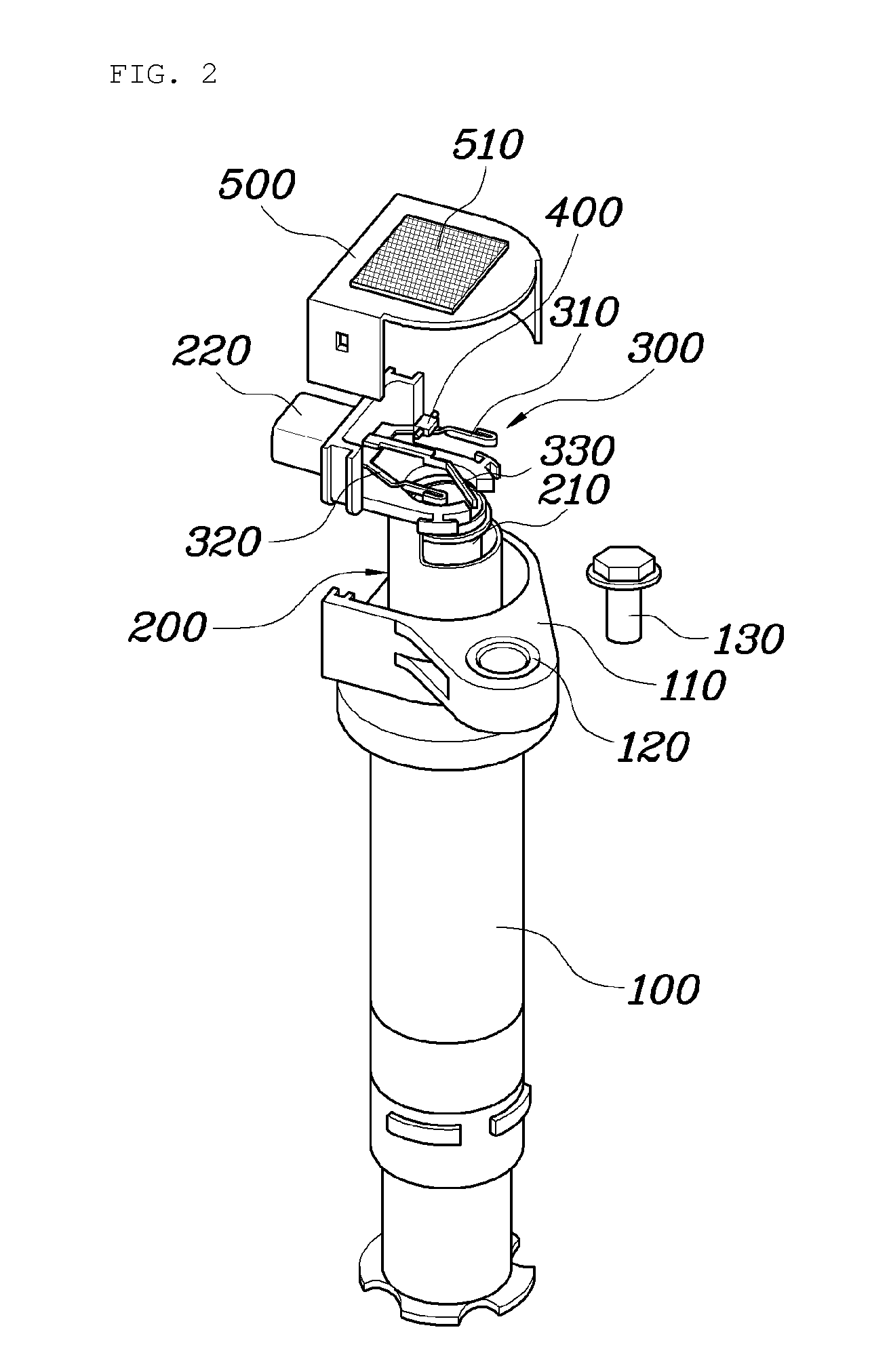 Ignition coil of engine