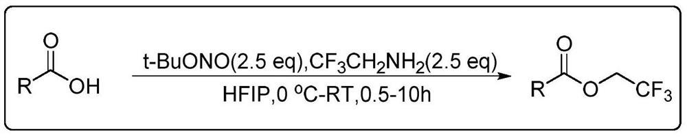 Fatty trifluoroethyl ester compound and its preparation method