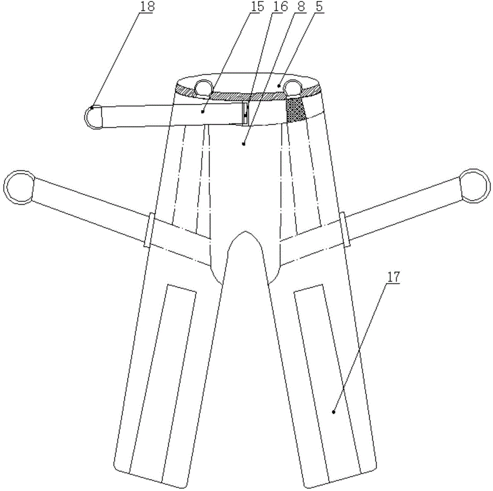 High-altitude operation trousers