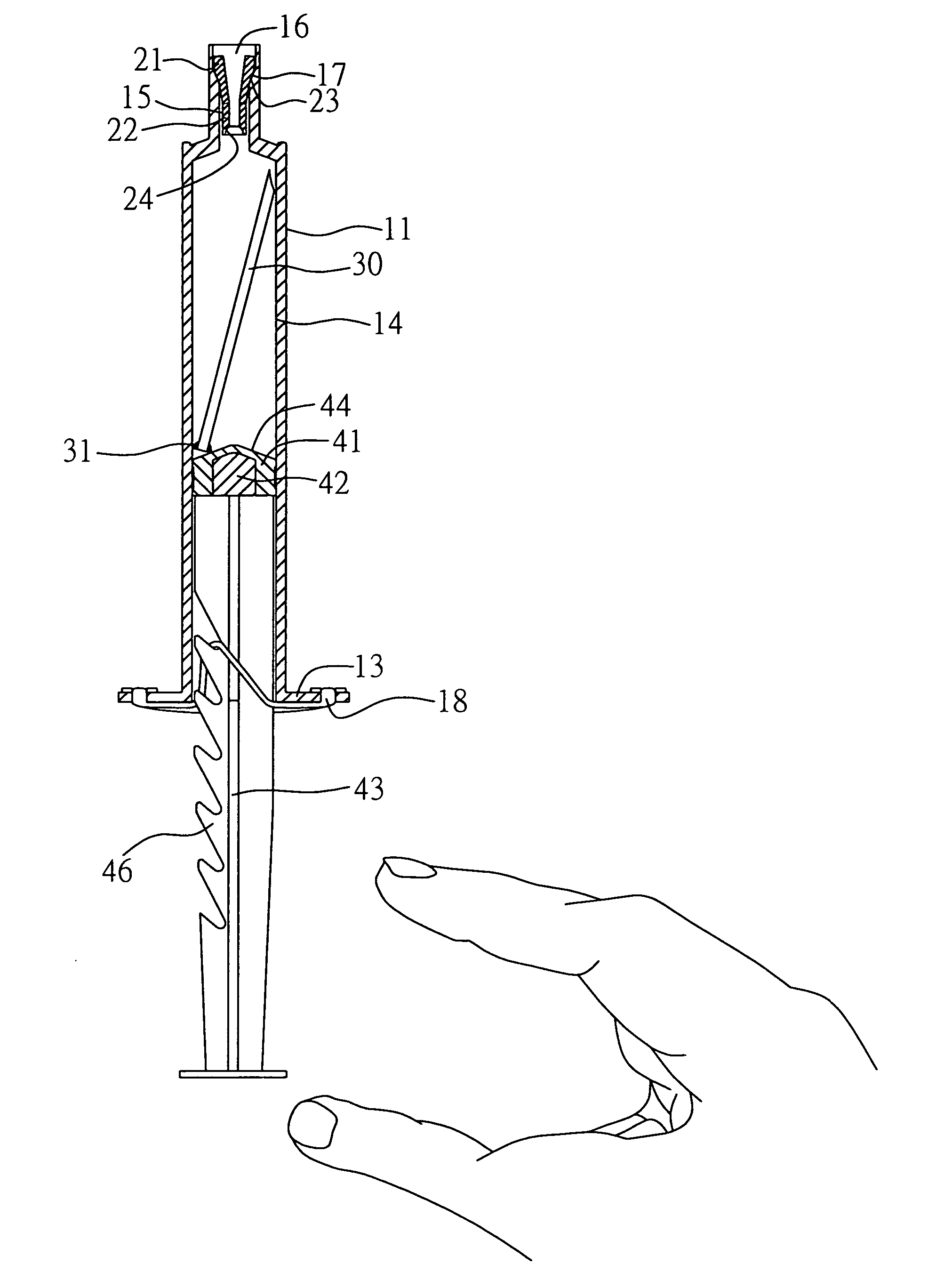 Secure injector and operating method thereof