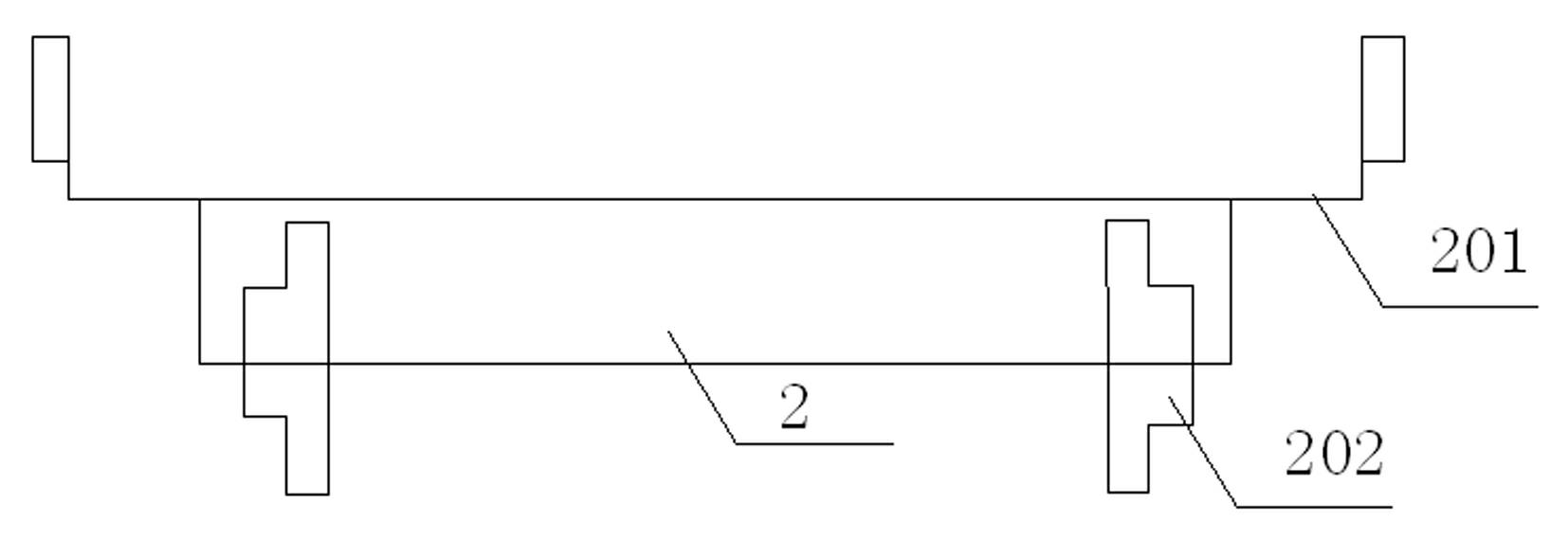 Mounting and transporting tool for guide bearing bush of vertical hydraulic generator and application method thereof