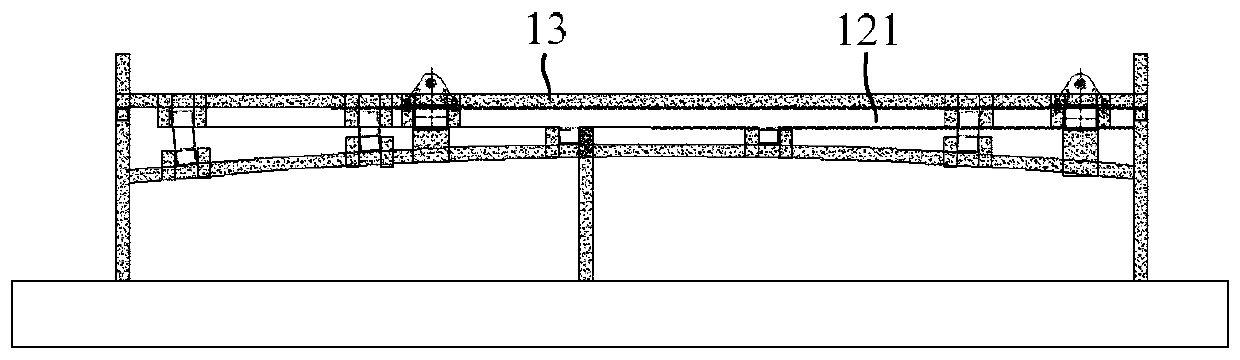Construction method of assembled curved surface suspended ceiling