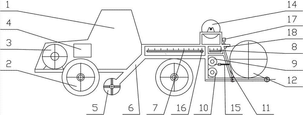 Vehicle-mounted numerical control straw mat machine and weaving method thereof