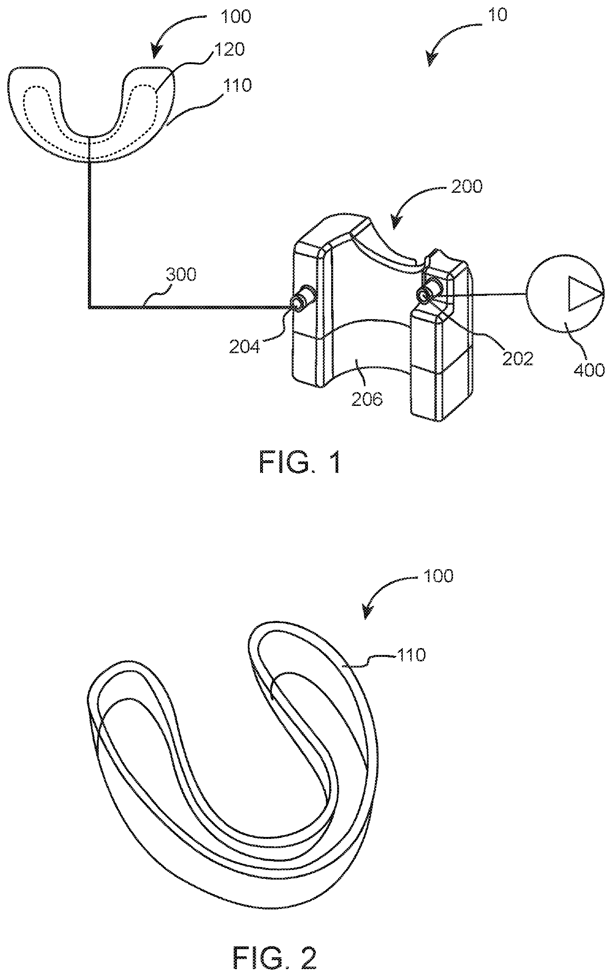 Oral care appliance and method of operating thereof