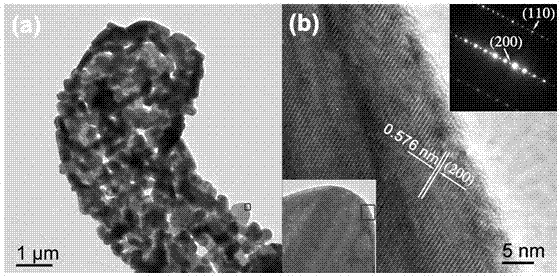 Vanadium pentoxide (V2O5) material with large specific surface area and preparation method thereof