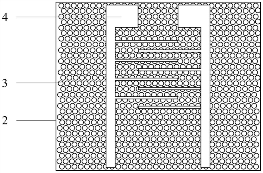 Rapid laser preparation method for flexible gallium nitride photoelectric detector