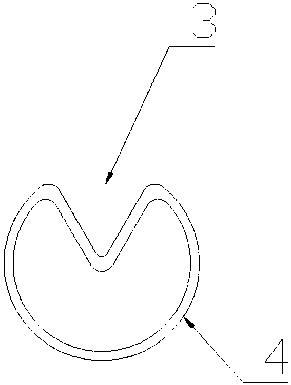 Medicine dispensing needle head and disposable medicine dispensing needle