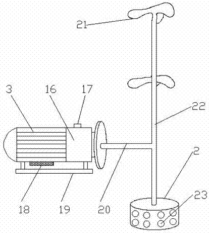 Rotary-nozzle agricultural irrigating barrel