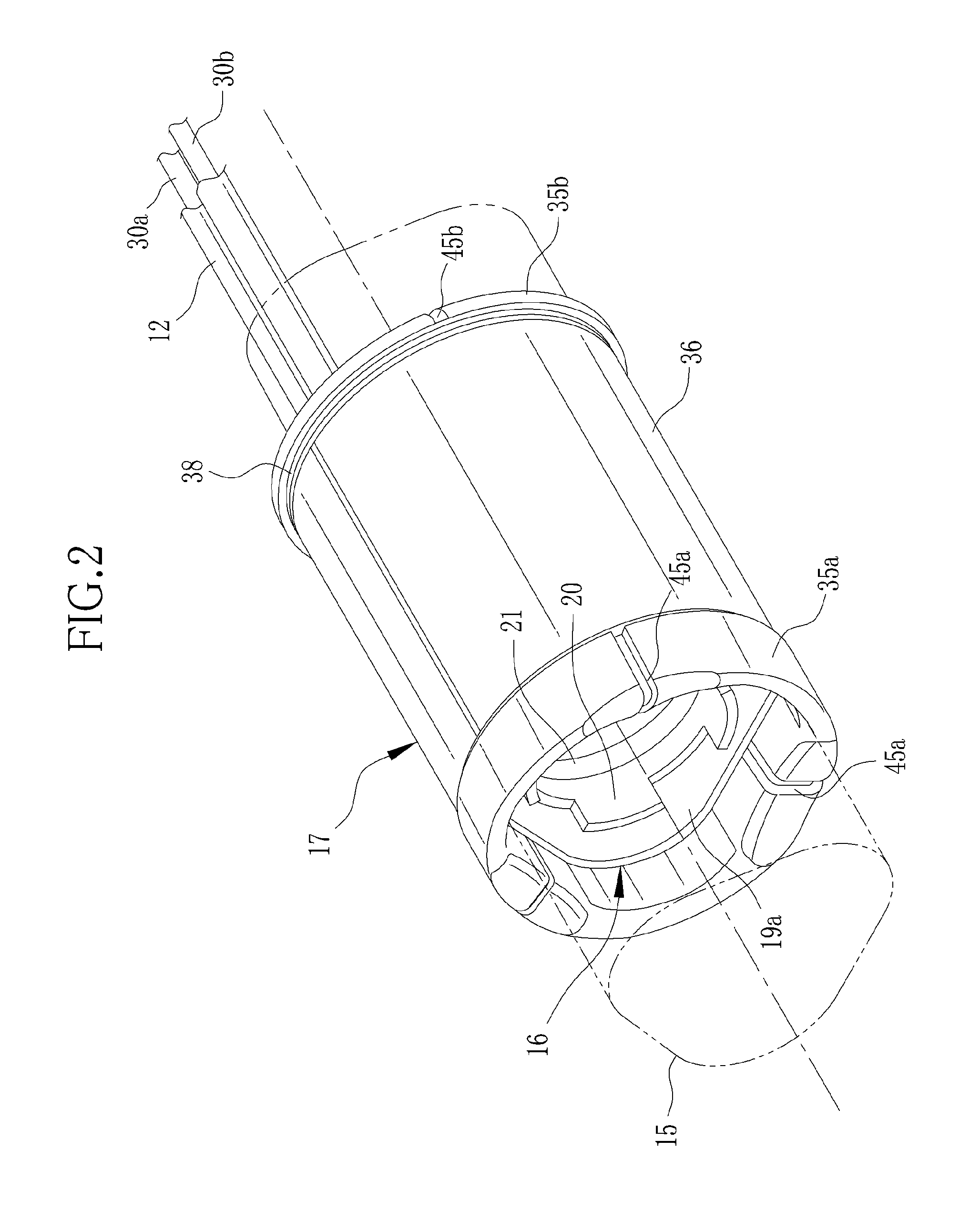 Propulsion assembly for endoscope