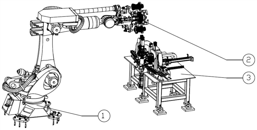 An automatic assembly meshing device