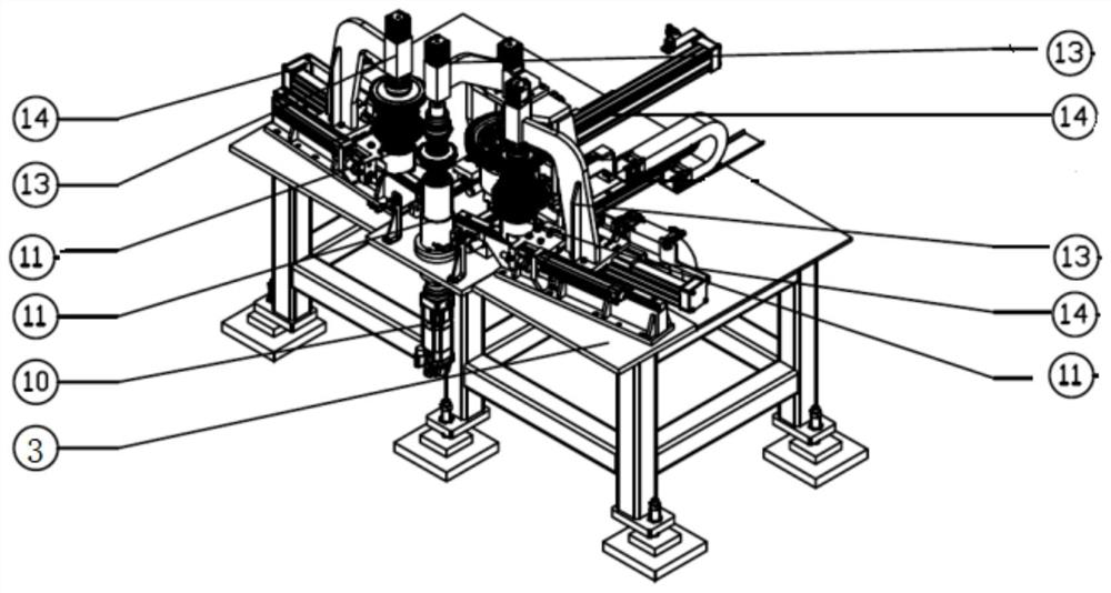 An automatic assembly meshing device