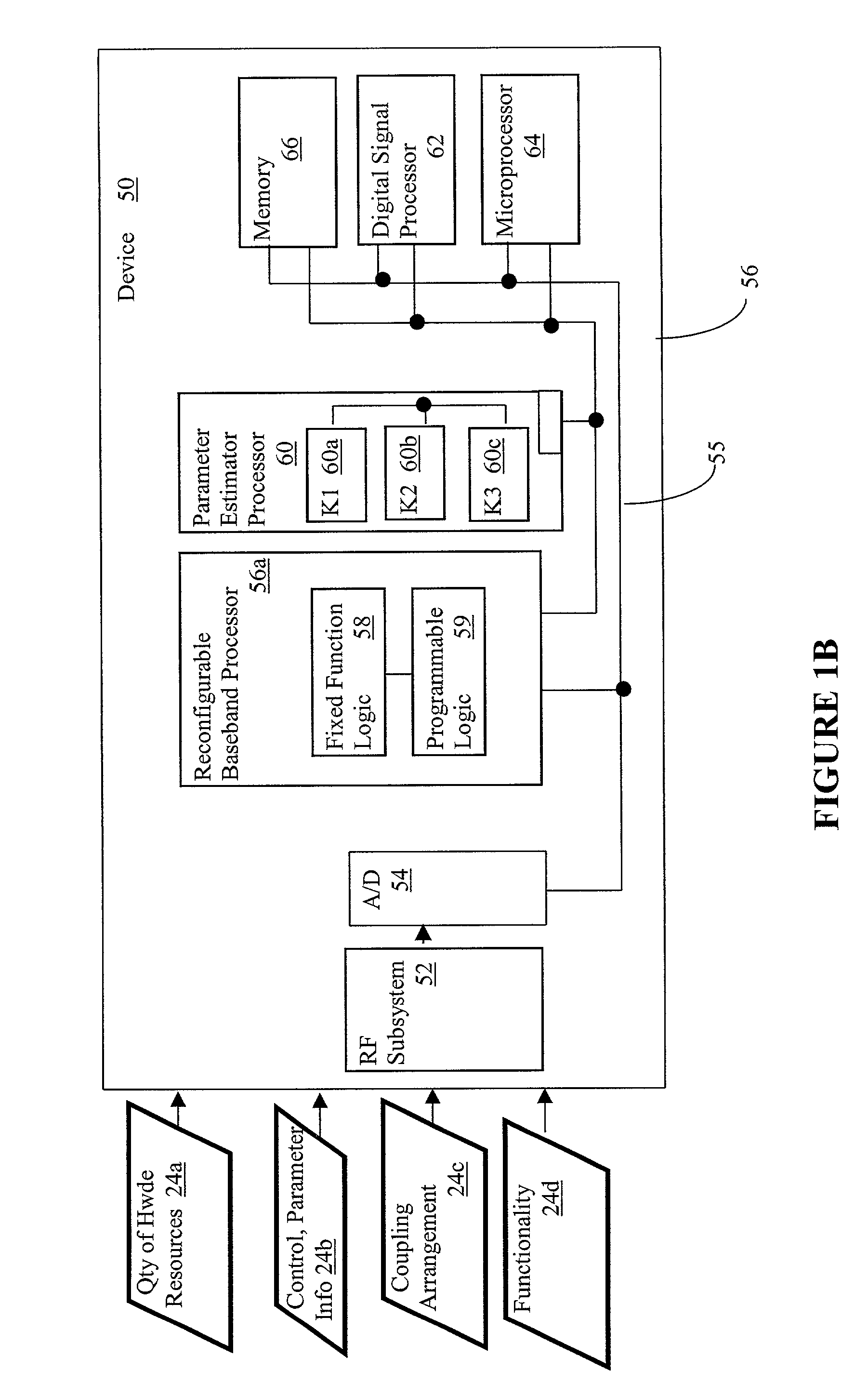 Efficient software download to configurable communication device
