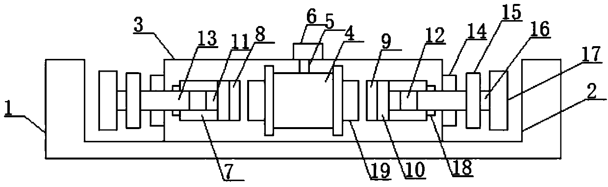 Two-way electromagnetic type bench vice