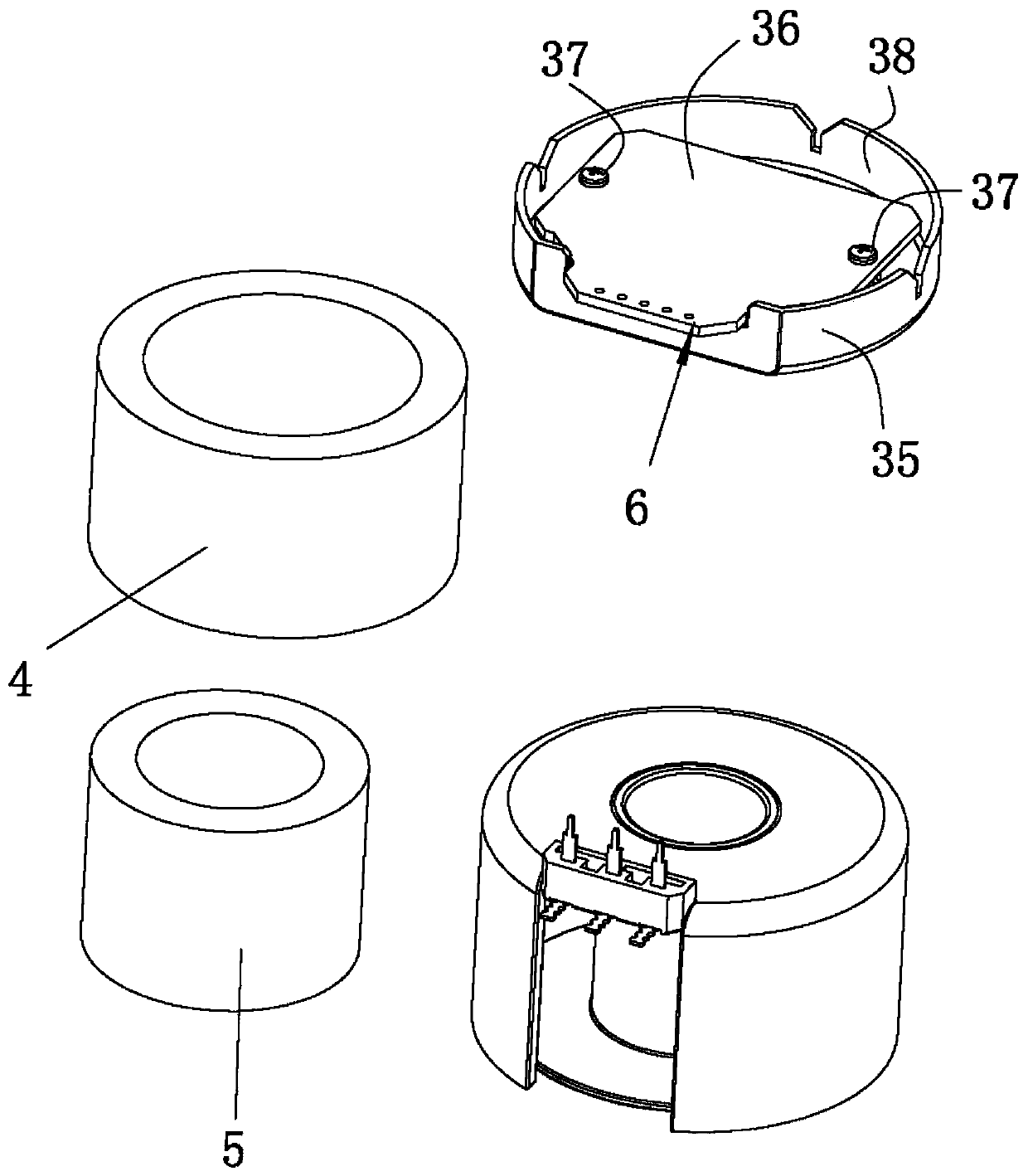 Dual-coil multi-contact electromagnetic relay