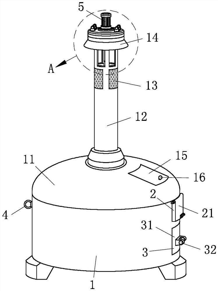 Garbage incinerator with flue gas filtration function