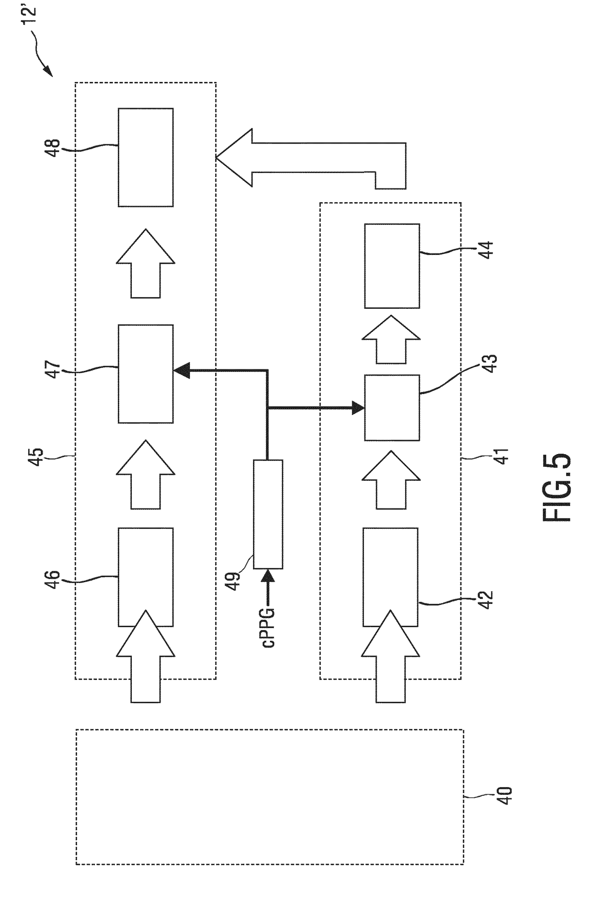 Device, system and method for generating a photoplethysmographic image carrying vital sign information of a subject