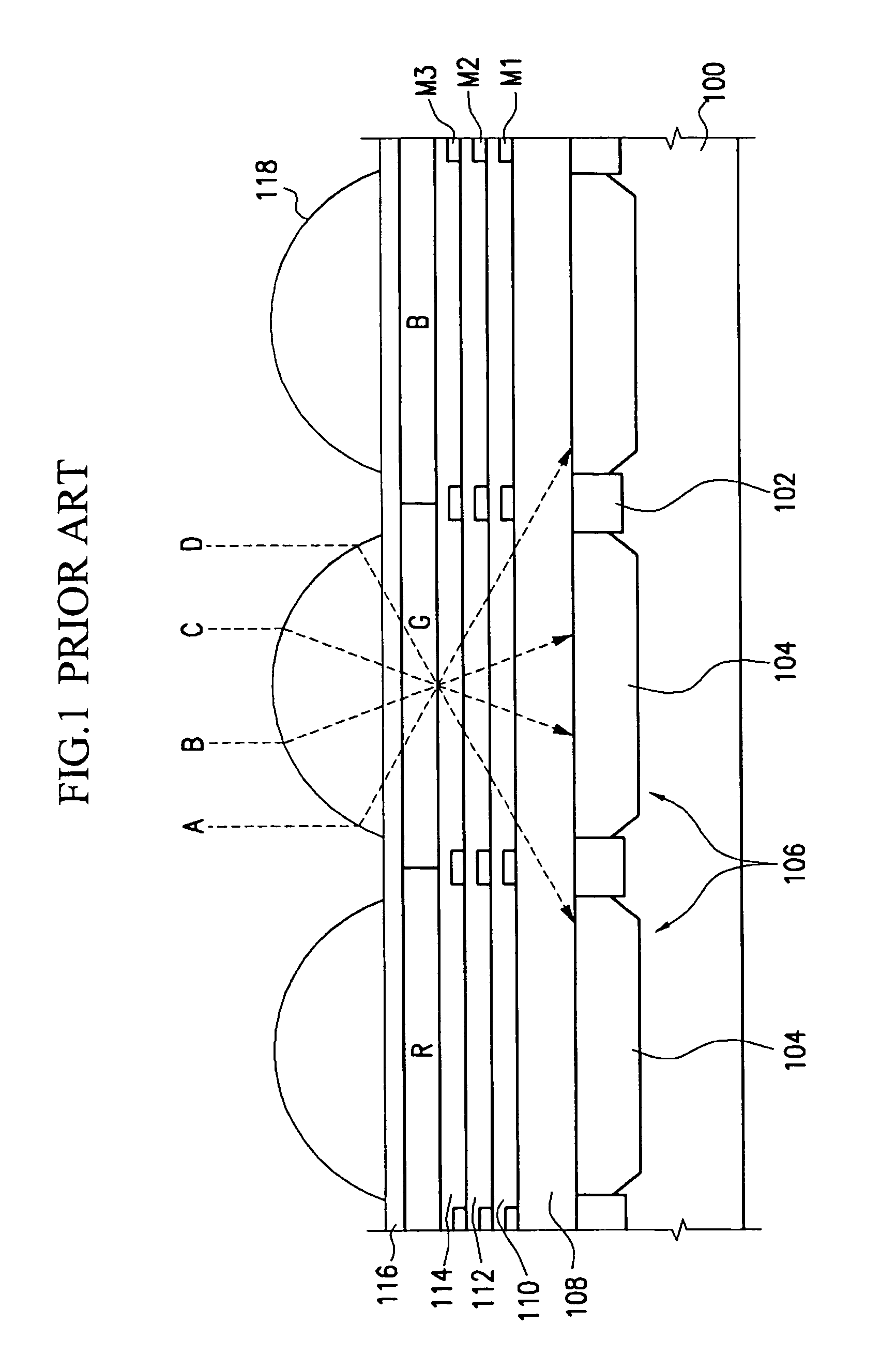 Complementary metal oxide semiconductor image sensor having cross talk prevention and method for fabricating the same