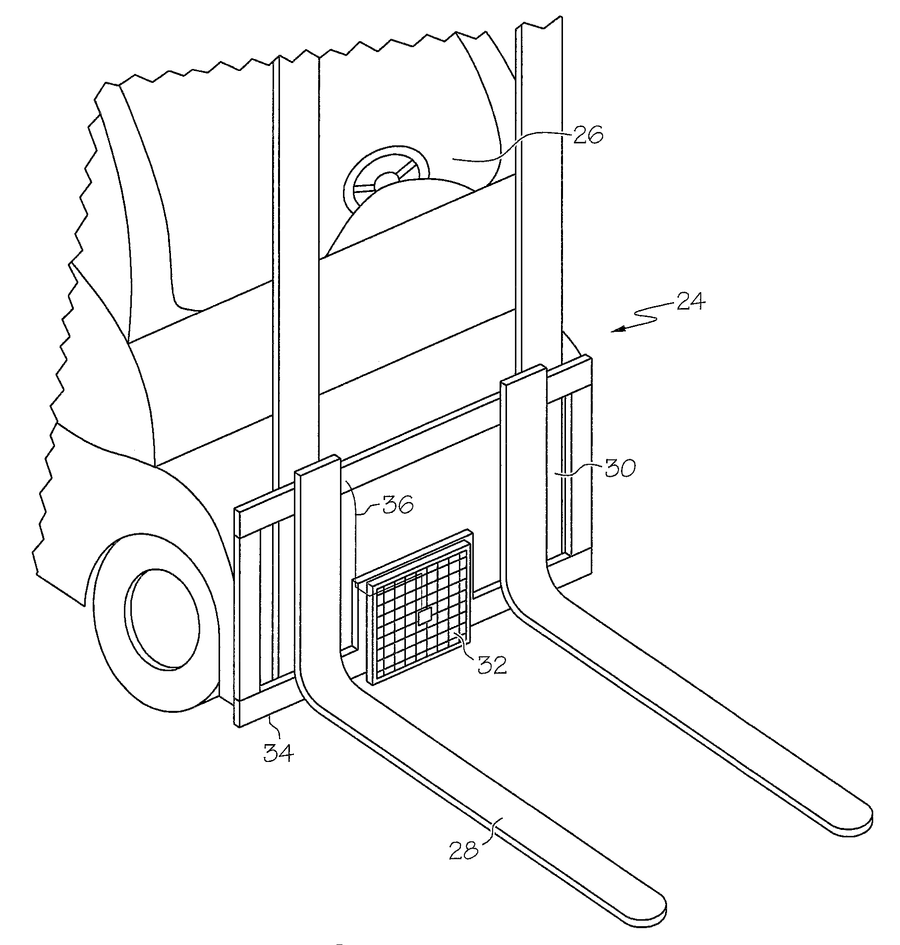 Industrial truck with at least one antenna for sending and receiving data