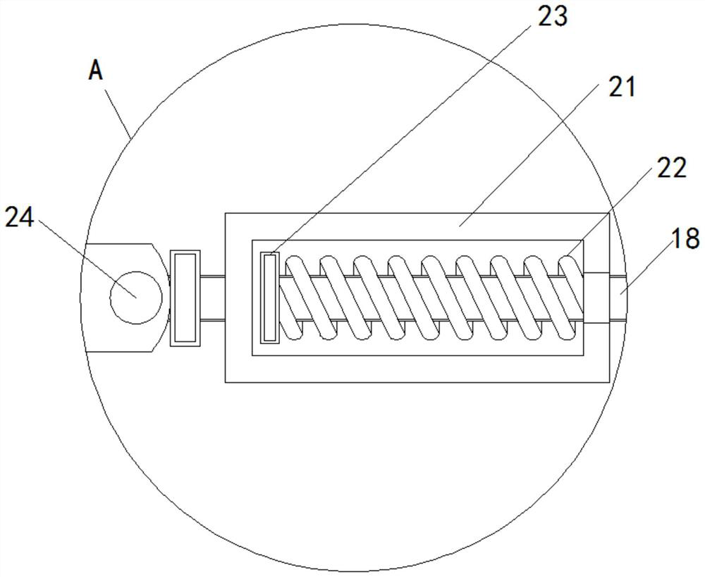 Waste recovery device for carrying out reasonable classification on wastes made of different materials