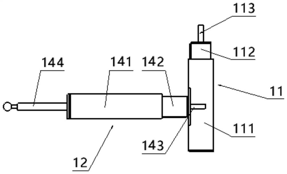 Pneumatic puncture operation device