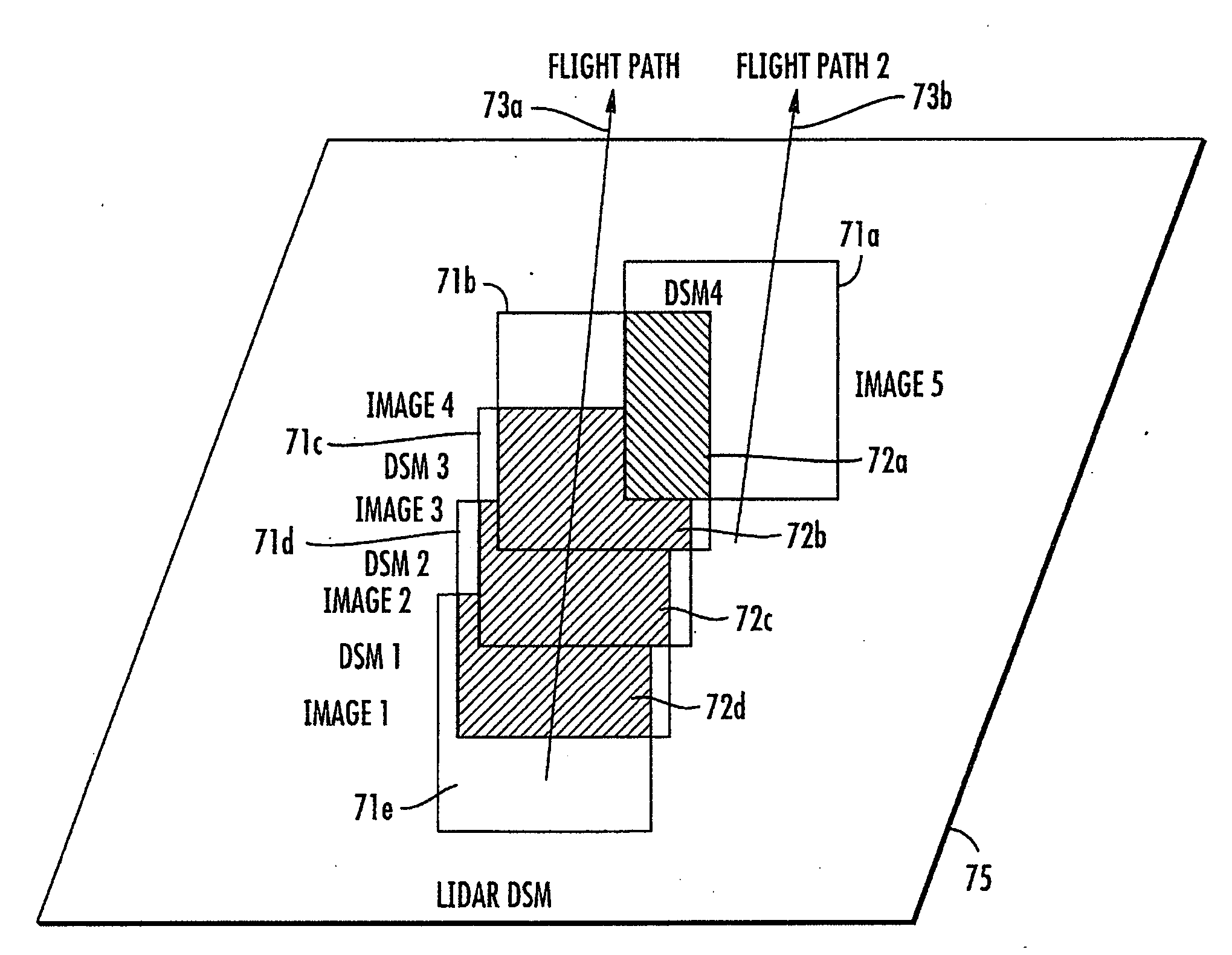 Geospatial modeling system for images and related methods
