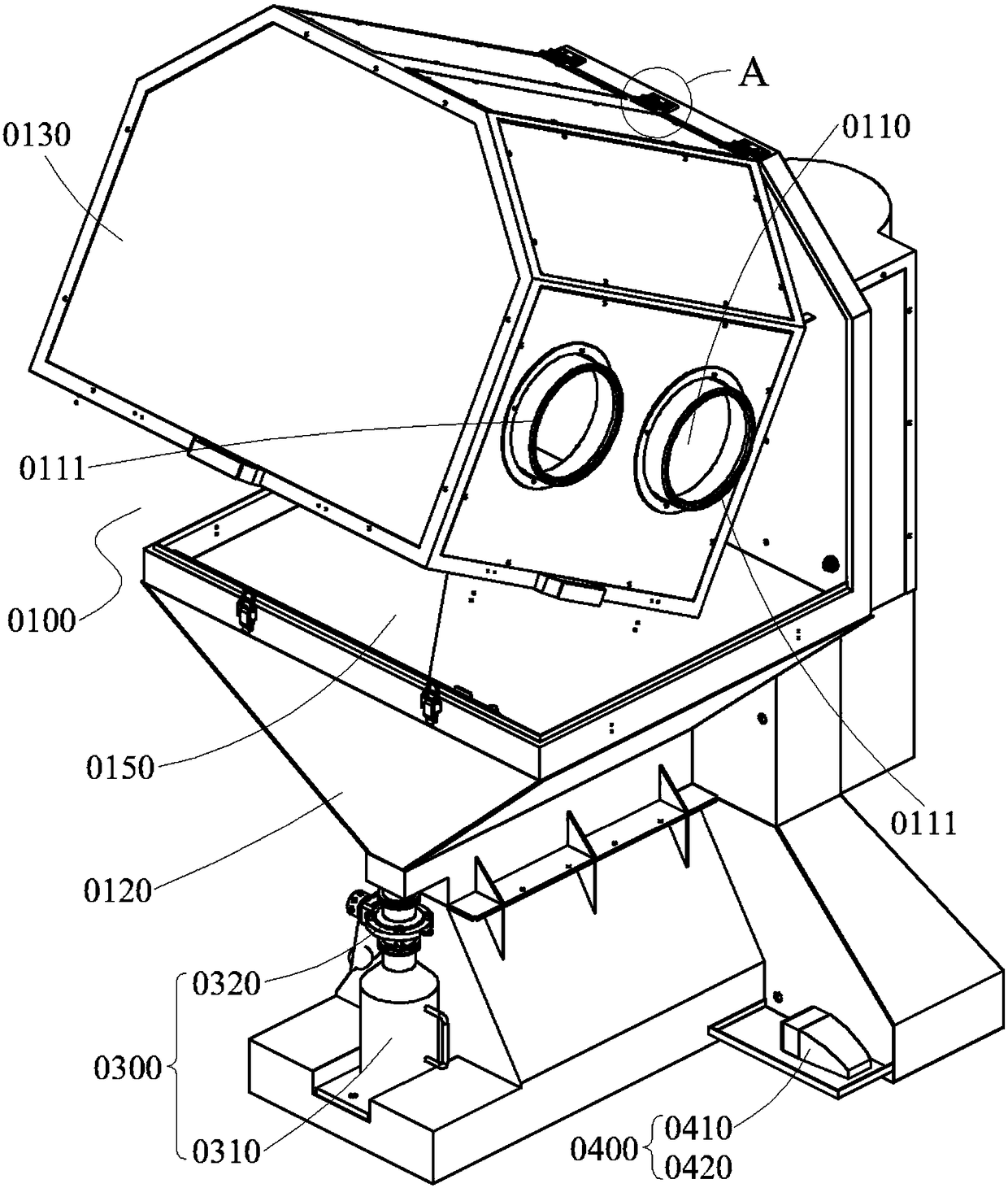 Workpiece automatic clearing device