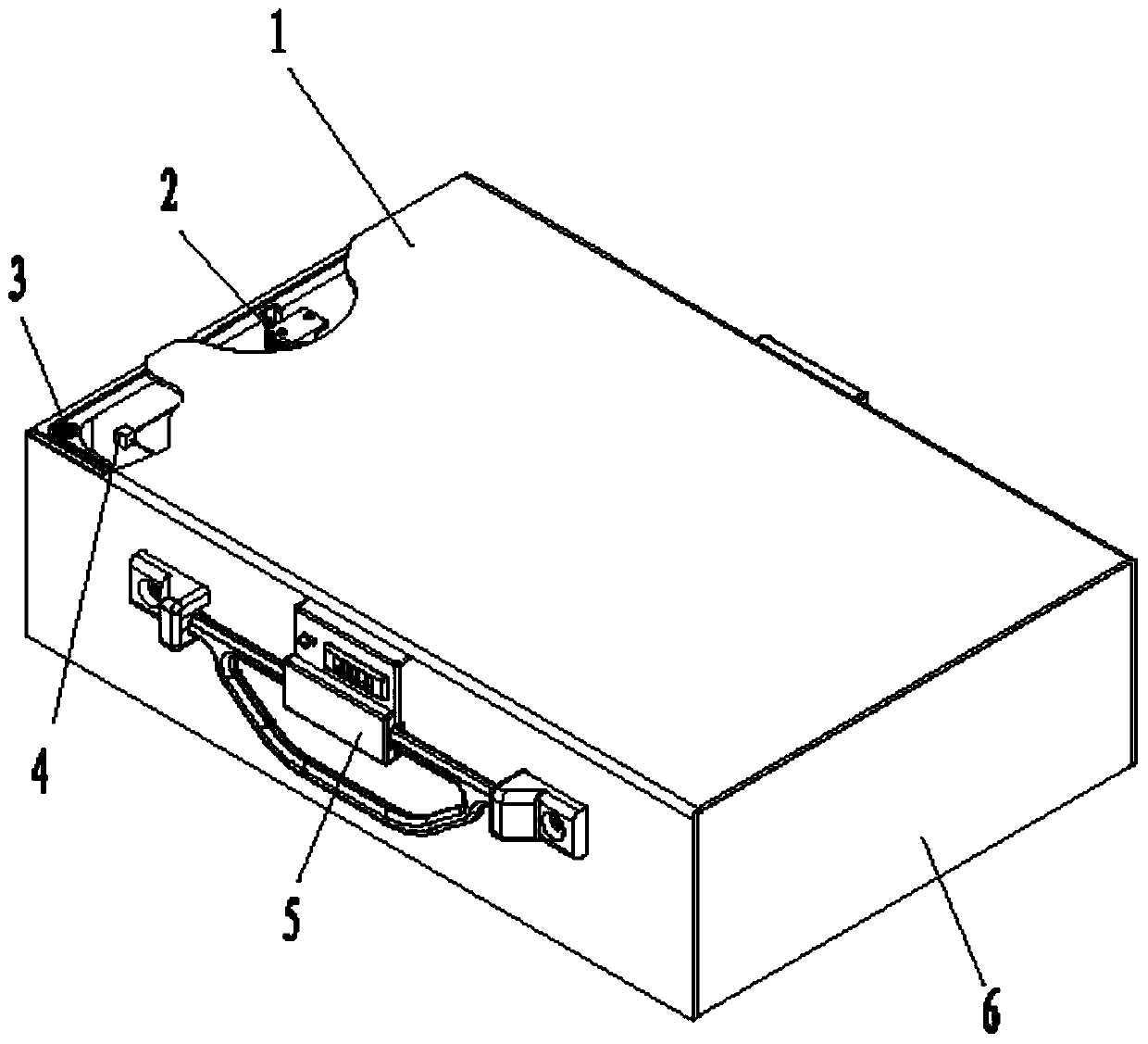 A locking mechanism for an electronic equipment chassis cover and its application method