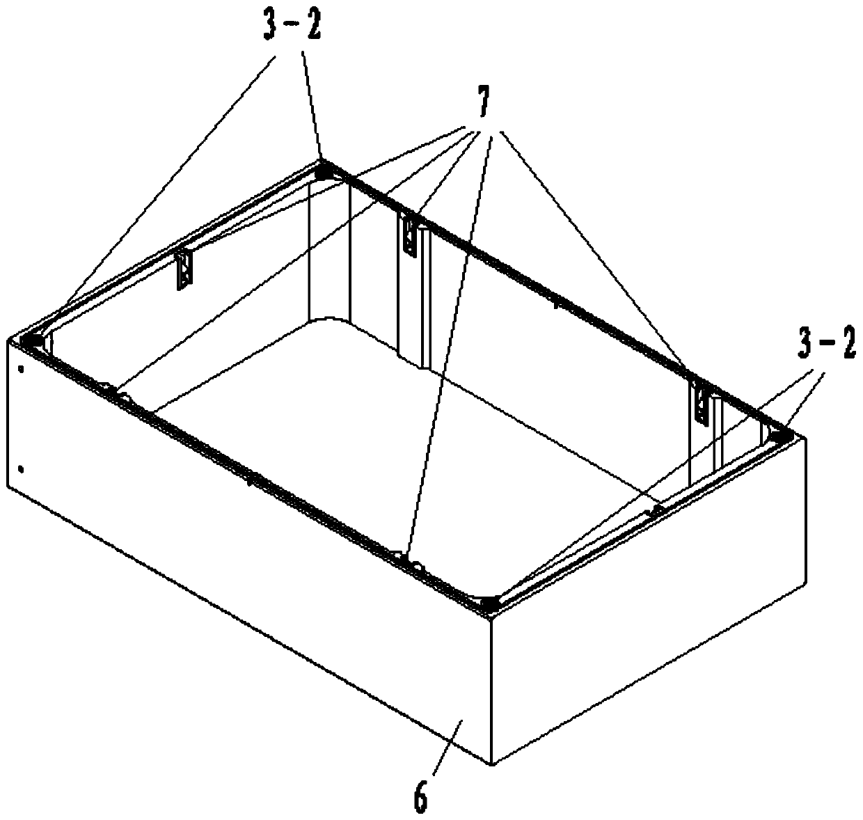 A locking mechanism for an electronic equipment chassis cover and its application method