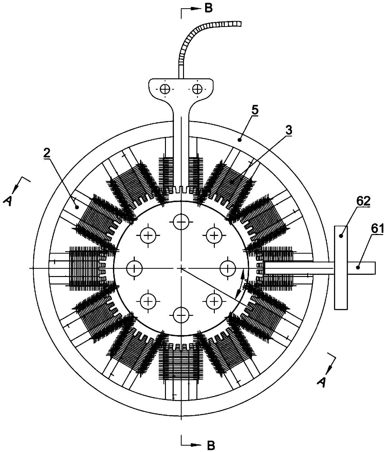 A crankshaft damper and a control method for the crankshaft damper